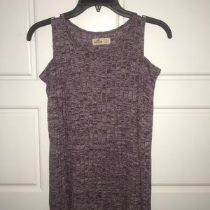 Hollister Cold Shoulder Ribbed Top